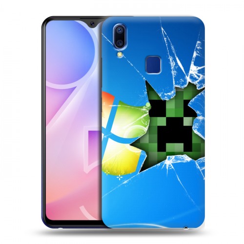 Дизайнерский пластиковый чехол для Vivo Y95 Minecraft