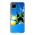 Дизайнерский силиконовый чехол для Realme C11 Minecraft