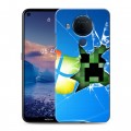 Дизайнерский силиконовый чехол для Nokia 5.4 Minecraft