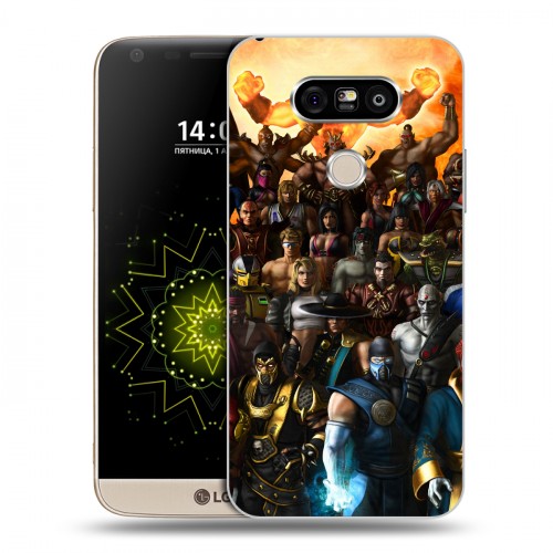 Дизайнерский пластиковый чехол для LG G5 Mortal Combat