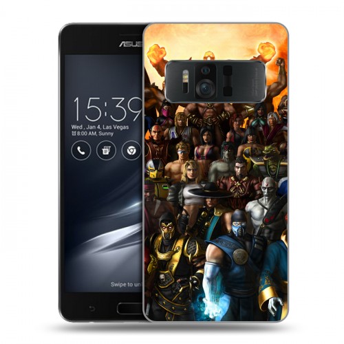 Дизайнерский силиконовый чехол для ASUS ZenFone AR Mortal Combat