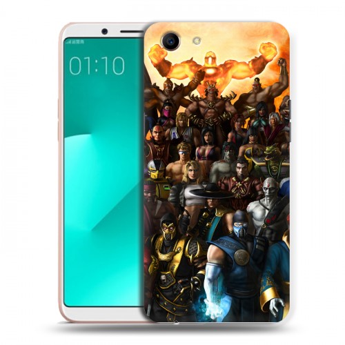 Дизайнерский пластиковый чехол для OPPO A83 Mortal Combat