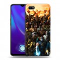 Дизайнерский силиконовый с усиленными углами чехол для OPPO A1k Mortal Combat