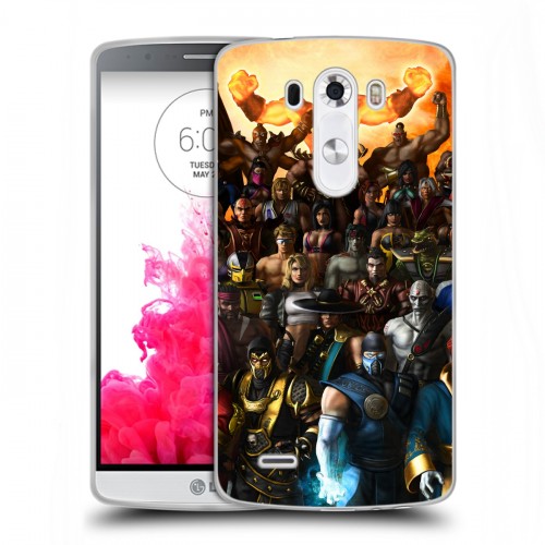 Дизайнерский пластиковый чехол для LG G3 (Dual-LTE) Mortal Combat