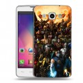 Дизайнерский пластиковый чехол для LG L60 Mortal Combat