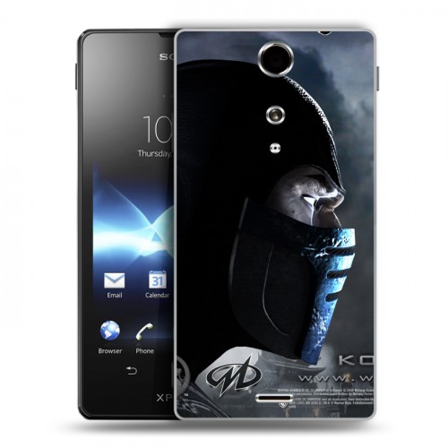 Дизайнерский пластиковый чехол для Sony Xperia TX Mortal Combat