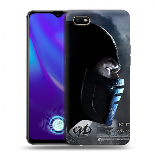 Дизайнерский силиконовый с усиленными углами чехол для OPPO A1k Mortal Combat