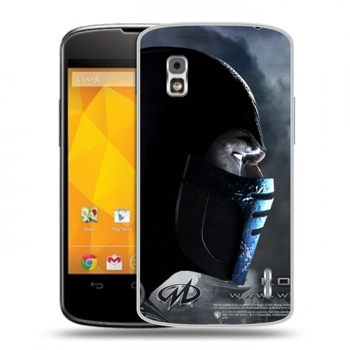 Дизайнерский пластиковый чехол для LG Google Nexus 4 Mortal Combat