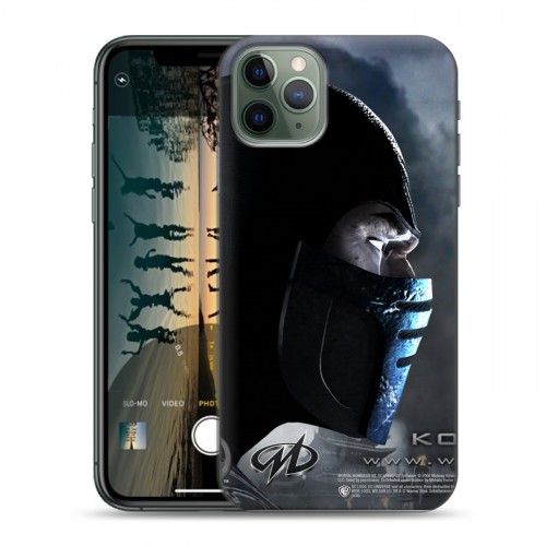Дизайнерский пластиковый чехол для Iphone 11 Pro Max Mortal Combat