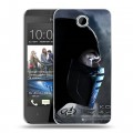 Дизайнерский силиконовый чехол для HTC Desire 300 Mortal Combat