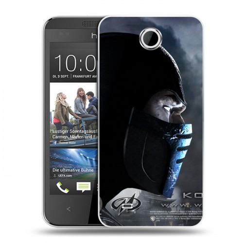 Дизайнерский пластиковый чехол для HTC Desire 300 Mortal Combat