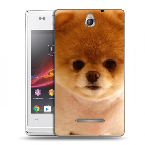 Дизайнерский пластиковый чехол для Sony Xperia E Щенки