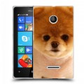 Дизайнерский пластиковый чехол для Microsoft Lumia 435 Щенки