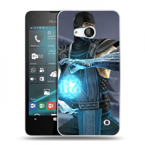 Дизайнерский пластиковый чехол для Microsoft Lumia 550 Mortal Combat