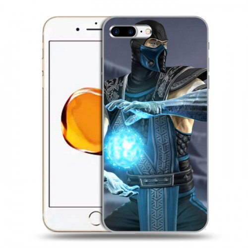 Дизайнерский пластиковый чехол для Iphone 7 Plus / 8 Plus Mortal Combat