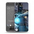 Дизайнерский пластиковый чехол для HTC Desire 530 Mortal Combat