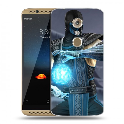 Дизайнерский пластиковый чехол для ZTE Axon 7 Mortal Combat