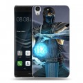 Дизайнерский пластиковый чехол для Huawei Y6II Mortal Combat