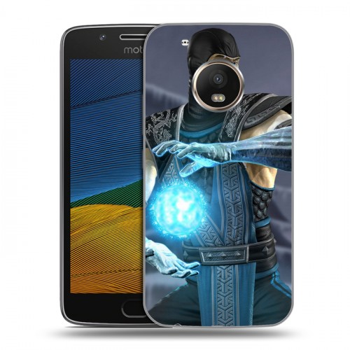 Дизайнерский силиконовый чехол для Lenovo Moto G5 Mortal Combat