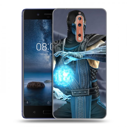 Дизайнерский пластиковый чехол для Nokia 8 Mortal Combat