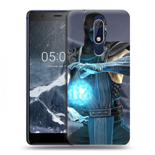 Дизайнерский пластиковый чехол для Nokia 5.1 Mortal Combat