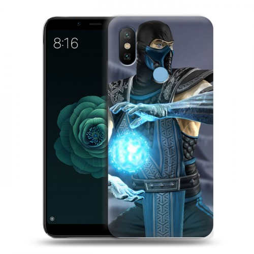 Дизайнерский силиконовый чехол для Xiaomi Mi A2 Mortal Combat