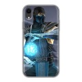 Дизайнерский силиконовый чехол для Iphone Xr Mortal Combat