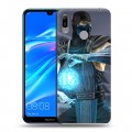 Дизайнерский пластиковый чехол для Huawei Y6 (2019) Mortal Combat