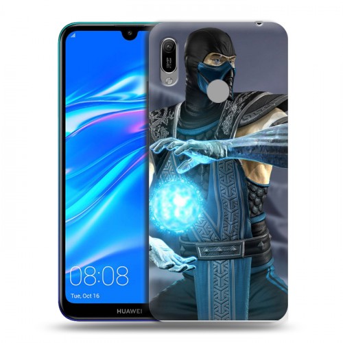 Дизайнерский пластиковый чехол для Huawei Y6 (2019) Mortal Combat