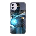 Дизайнерский силиконовый чехол для Iphone 11 Mortal Combat