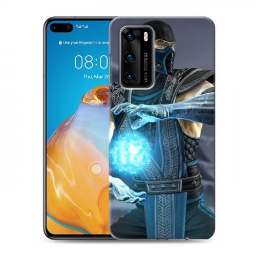 Дизайнерский пластиковый чехол для Huawei P40 Mortal Combat