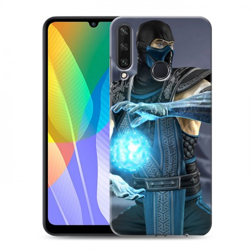 Дизайнерский пластиковый чехол для Huawei Y6p Mortal Combat