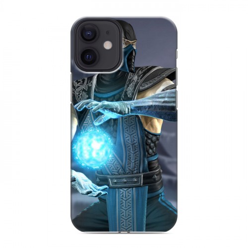 Дизайнерский пластиковый чехол для Iphone 12 Mini Mortal Combat