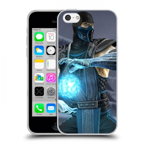 Дизайнерский пластиковый чехол для Iphone 5c Mortal Combat