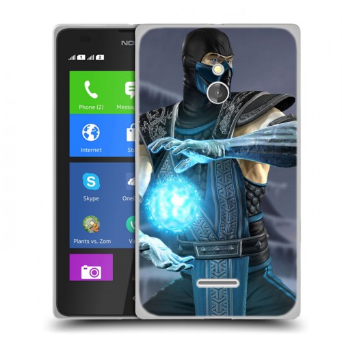 Дизайнерский силиконовый чехол для Nokia XL Mortal Combat