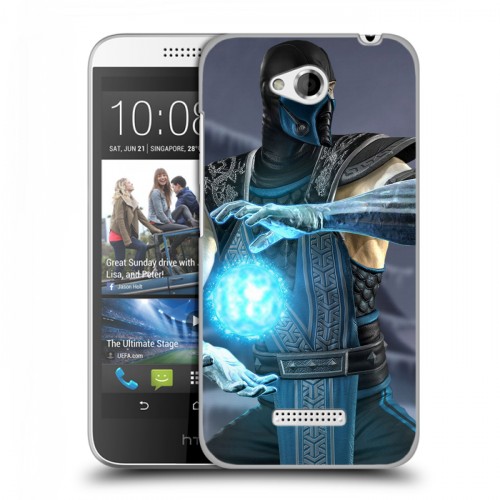 Дизайнерский пластиковый чехол для HTC Desire 616 Mortal Combat