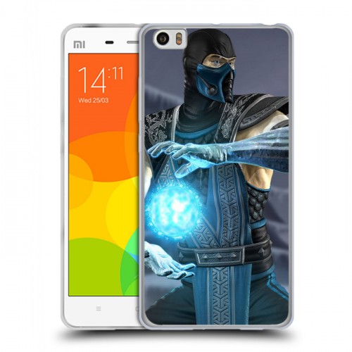 Дизайнерский силиконовый чехол для Xiaomi Mi Note Mortal Combat