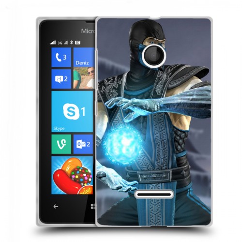 Дизайнерский пластиковый чехол для Microsoft Lumia 435 Mortal Combat