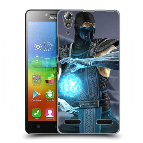 Дизайнерский пластиковый чехол для Lenovo A6000 Mortal Combat