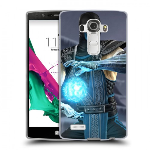 Дизайнерский пластиковый чехол для LG G4 Mortal Combat