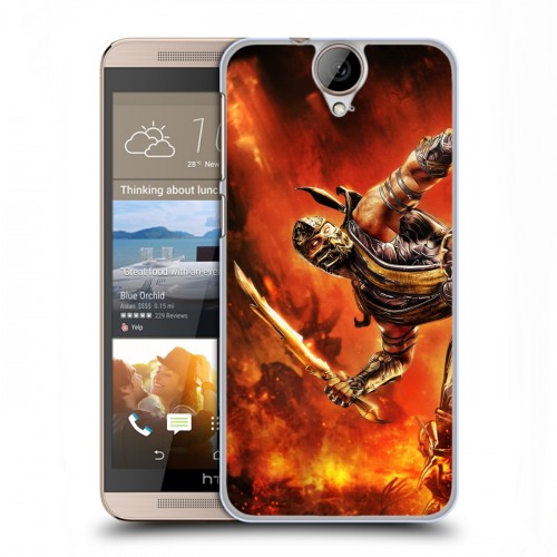 Дизайнерский пластиковый чехол для HTC One E9+ Mortal Combat