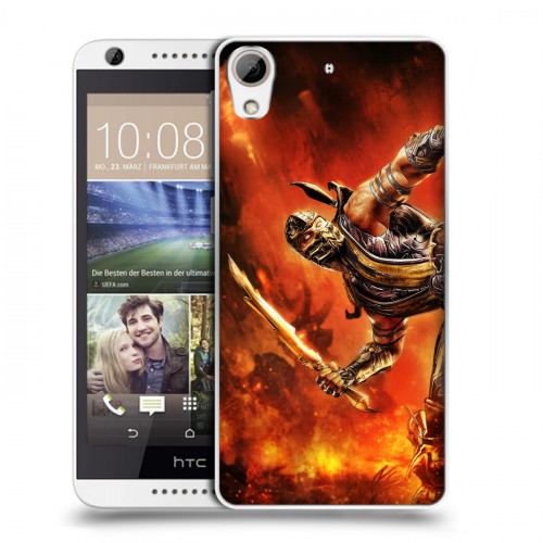 Дизайнерский силиконовый чехол для HTC Desire 626 Mortal Combat