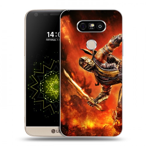 Дизайнерский пластиковый чехол для LG G5 Mortal Combat