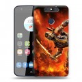 Дизайнерский силиконовый чехол для ZTE Blade V8C Mortal Combat