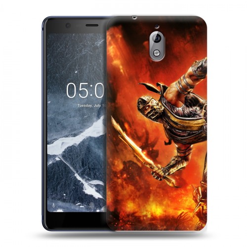 Дизайнерский силиконовый чехол для Nokia 3.1 Mortal Combat