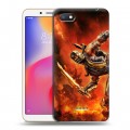 Дизайнерский пластиковый чехол для Xiaomi RedMi 6A Mortal Combat