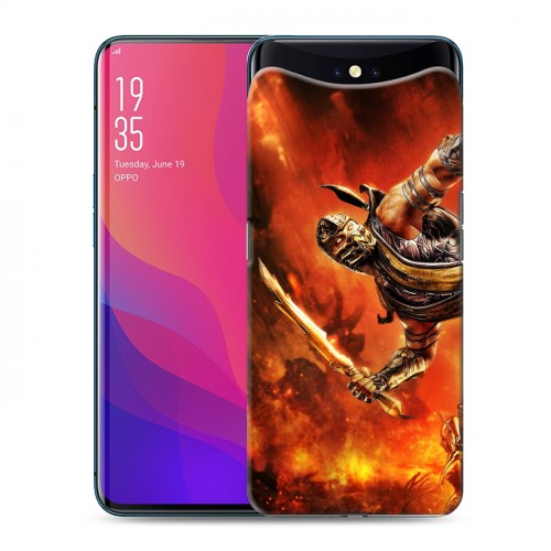 Дизайнерский силиконовый чехол для OPPO Find X Mortal Combat