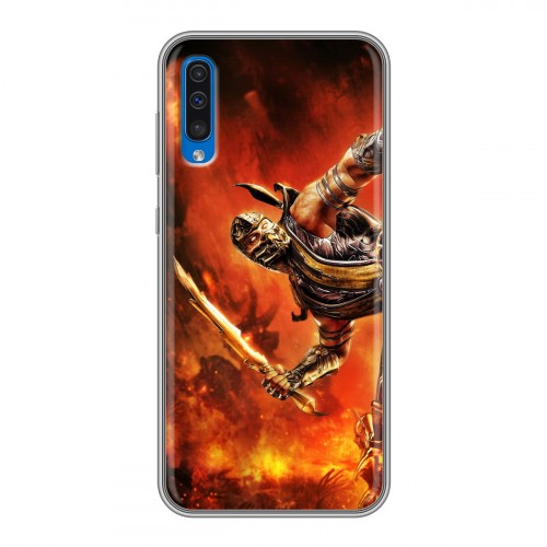 Дизайнерский силиконовый чехол для Samsung Galaxy A50 Mortal Combat