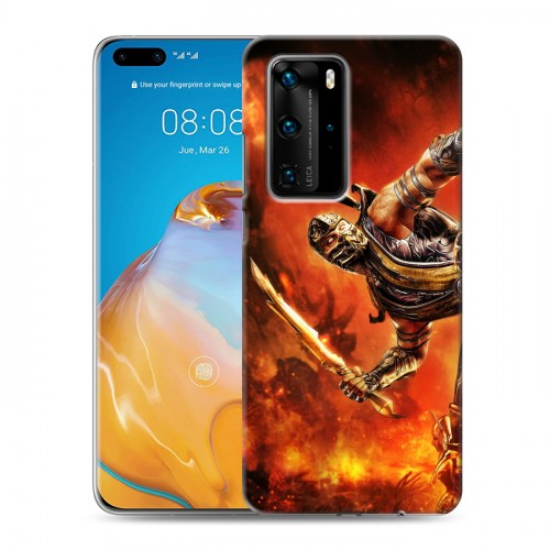 Дизайнерский пластиковый чехол для Huawei P40 Pro Mortal Combat