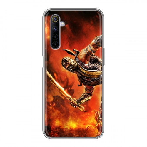 Дизайнерский силиконовый чехол для Realme 6 Mortal Combat